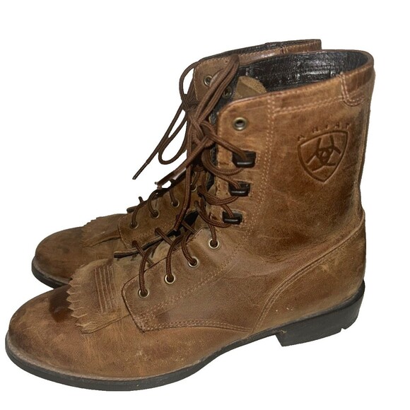 Ariat Shoes - Ariat Heritage Lacer II Boots Women’s size 7.5 Leather Lace Up Distressed